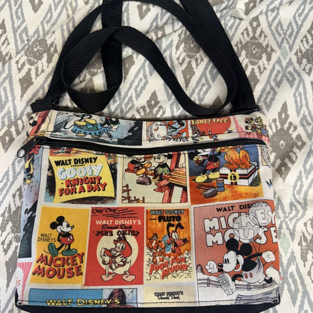Disney Mickey Mouse Vintage Comic Crossbody Bag